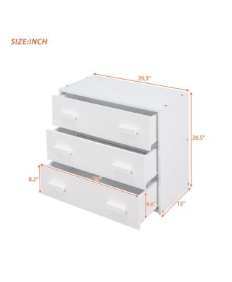 Twin Size Loft Bed with Cabinet and Shelf