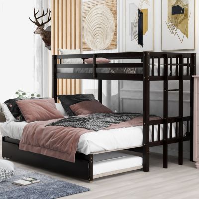Streamdale Twin Over Pull-Out Bunk Bed With Trundle