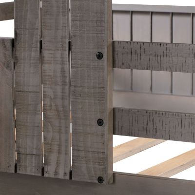 Streamdale Twin Over Full Playhouse Loft Bunk Bed