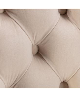 Adjustable Swivel Velvet Barstools, Set of 2