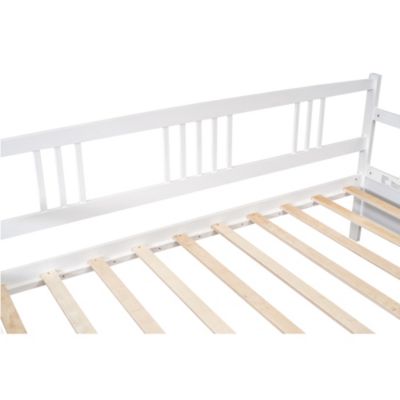 Twin Size Daybed Wood Bed With Two Drawers