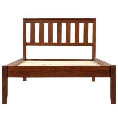 Streamdale Wood Platform Bed With Headboard/Wood Slat Support, Twin