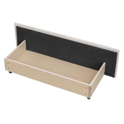 Streamdale Upholstered Platform Bed with Studded Headboard and Drawers