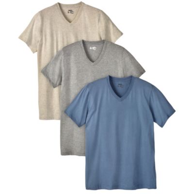 Big & Tall Cotton V-Neck Undershirt 3-Pack
