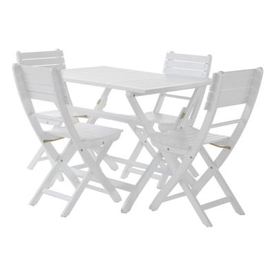 Streamdale Acacia Wood Folding Dining Chairs, Set of 2 (Multiple Finishes)