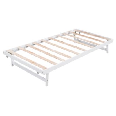 Streamdale Full Size Platform Bed With Adjustable Trundle