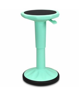 Adjustable Active Learning Stool Sitting Home Office Wobble Chair with Cushion Seat