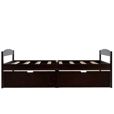 Streamdale Twin Size Platform Bed, With Two Drawers