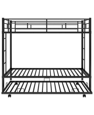 Twin Over Twin Bunk Bed With Trundle