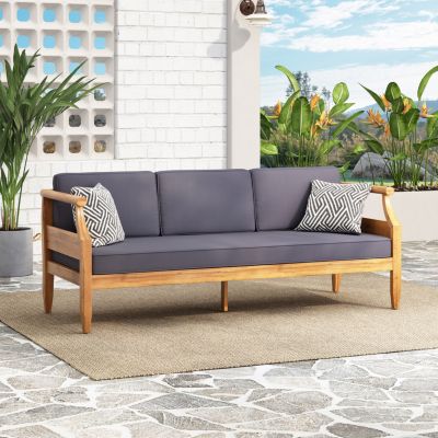 Streamdale Mid-Century Luxe Sofa Acacia & Water-Resistant
