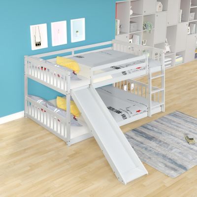 Streamdale Full Over Full Bunk Bed With Slide