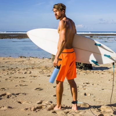 Double-Walled Insulated Stainless Steel Water Bottle with 2 Lids and Straw