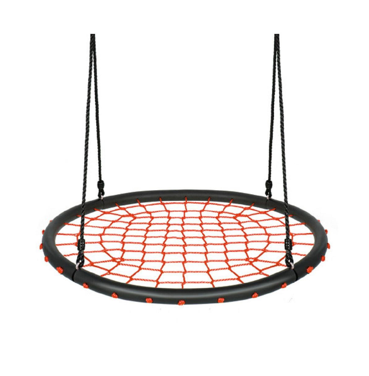 Slickblue Toddler 40'' Spider Web Tree Swing Set