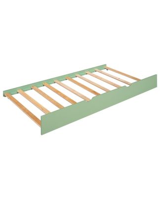 Streamdale Twin Over Twin Size House Bunk Bed With Convertible Slide And Trundle