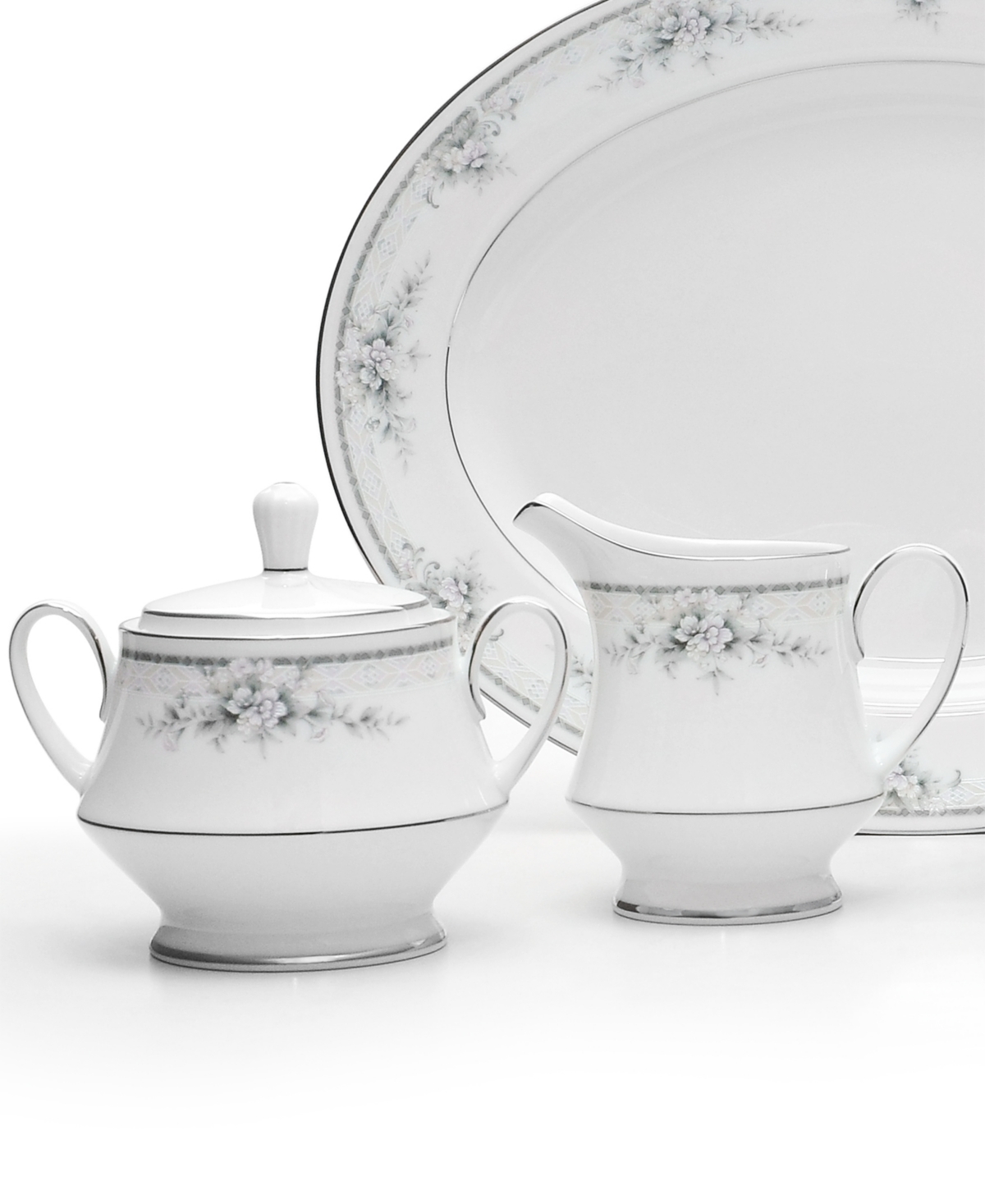 Noritake Sweet Leilani Sugar Creamer Set In White