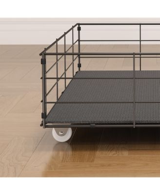 Queen Bed Frame with Storage Drawers