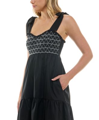 trixxi black dress Final Sale Plus Size Spaghetti Strap Tiered Ruffle Mini Dress in Black –  Chic And Curvy main image 1