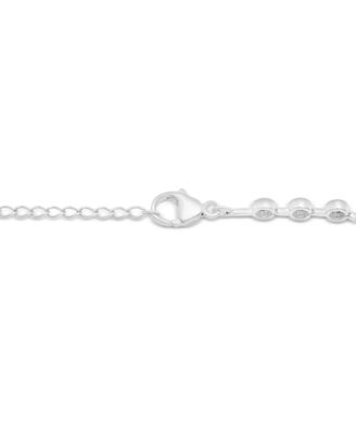 Diamond Bezel Tennis Bracelet (1/2 ct. t.w.) in Sterling Silver or 14k Gold-Plated Sterling Silver, Created for Macy's