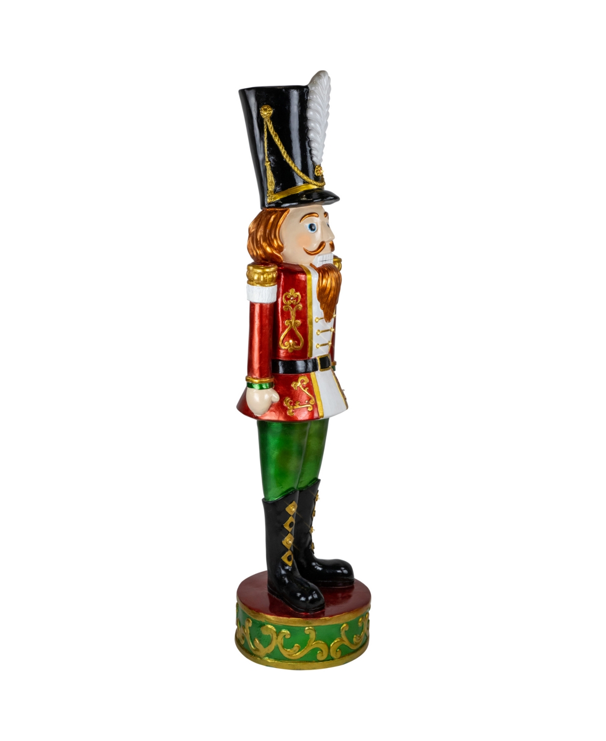 Shop Northlight Red And Green Standing Christmas Nutcracker Soldier 5 Ft