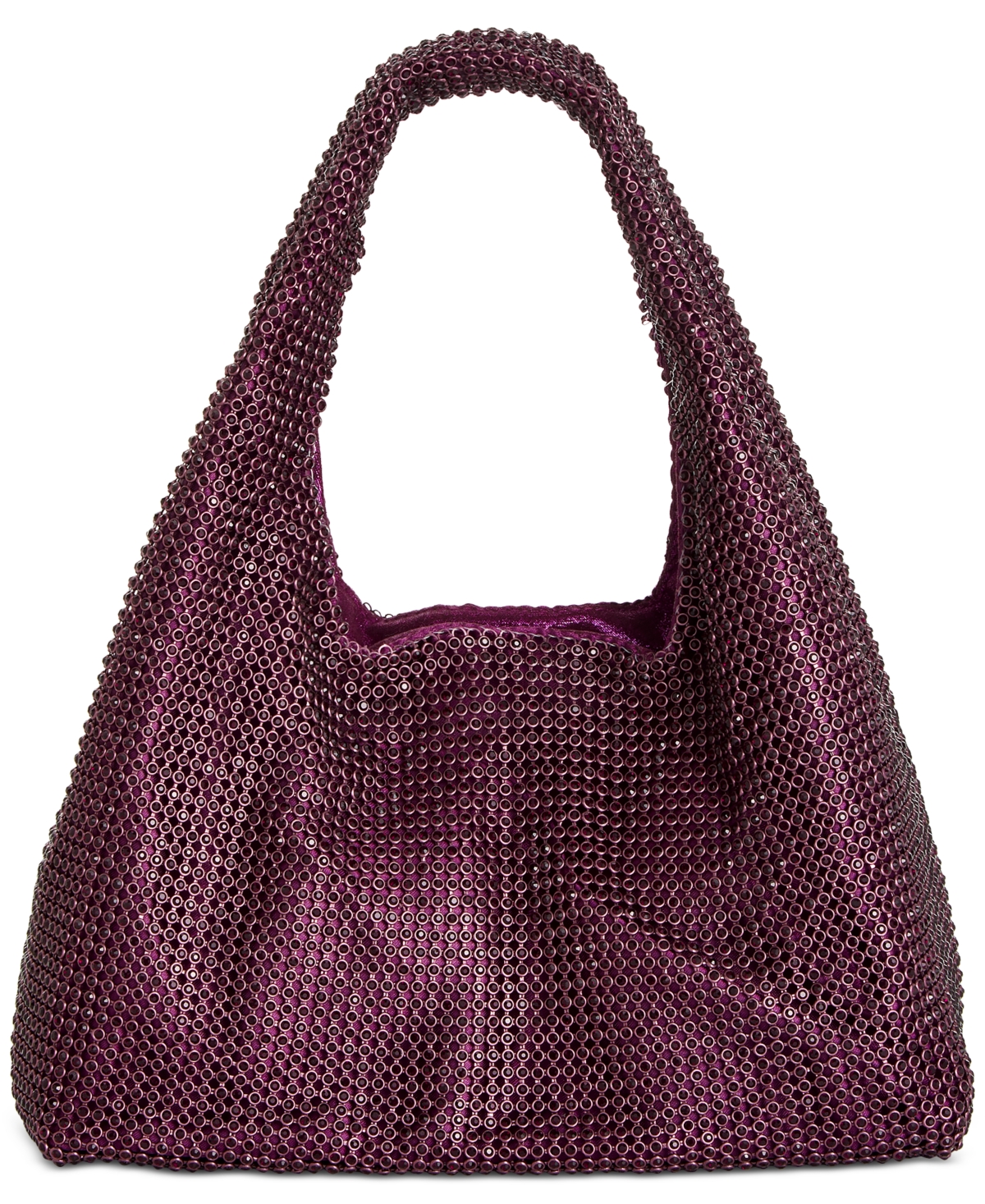 Crystal Mesh Small Hobo Bag, Created for Macy's - Red