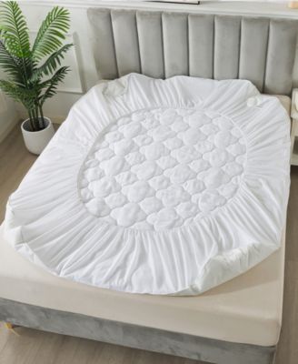 300 Thread Count Cotton Waterproof Stain Resistant Mattress Pad, Full