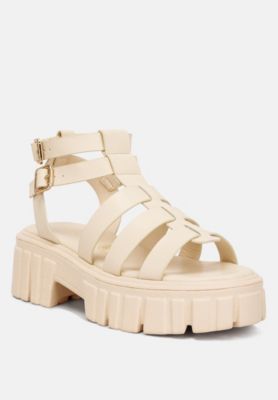 Women's Dewey Recycled Faux Leather Gladiators
