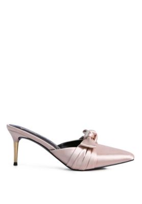 Women's Queenie Satin Stiletto Mule