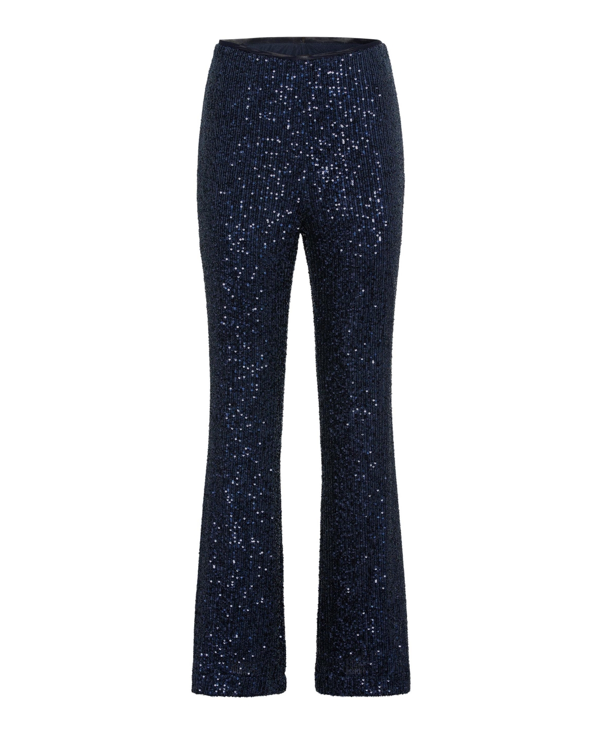 Olsen Women's Mona Fit Bootcut Leg Allover Sequin PullOn Pant