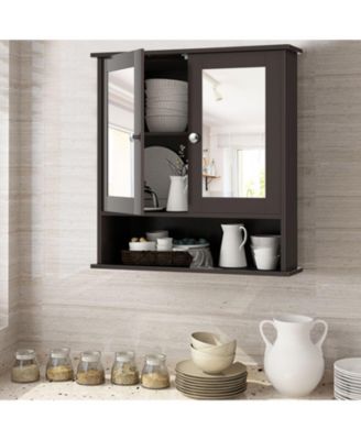 1-Pc. Wall-Mounted Mirror Cabinet Organizer