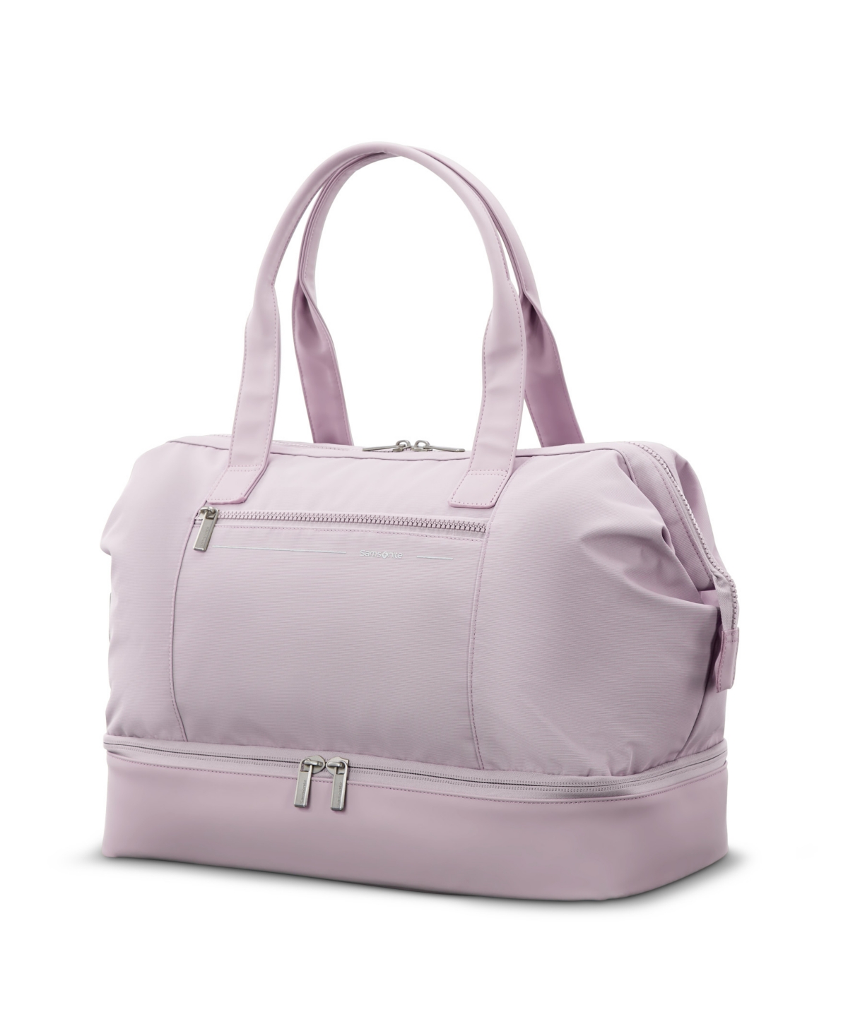Samsonite Better Than Basics Drop Bottom Weekender Duffle In Lilac