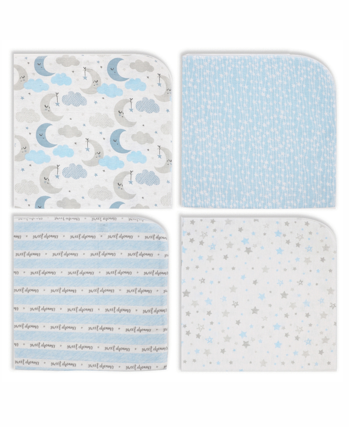 Shop Tendertyme 24 Piece Baby Boys Elephants And Woodland Moose Infant Apparel Layette Gift Set In Blue