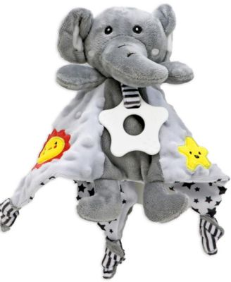 Baby Boys and Baby Girls 3 Piece Fleece Blanket and Taggy Toy Gift Assortment