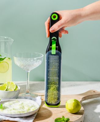 Ozest Handheld Etched Citrus Zester