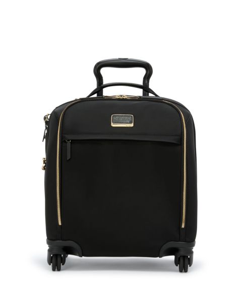 Чемодан TUMI Voyageur Leger Compact Carry-On, цвет: Чёрный / Золотой