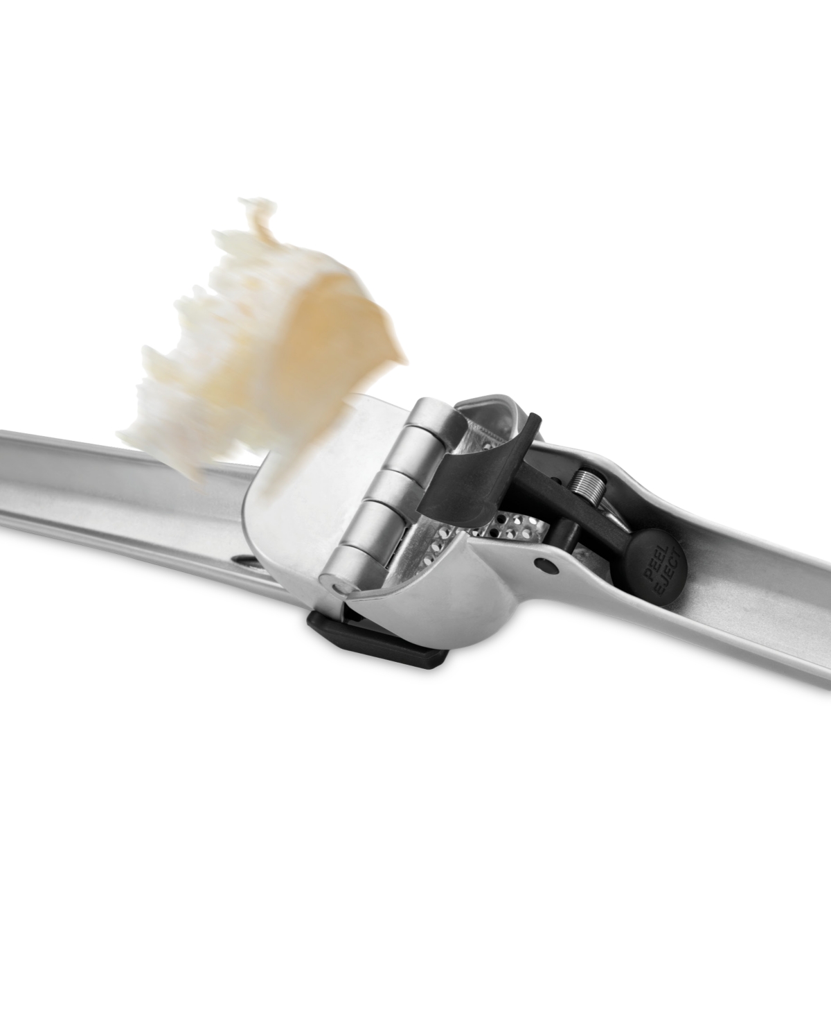 Dreamfarm Garject Peel Eject Garlic Press In Silver