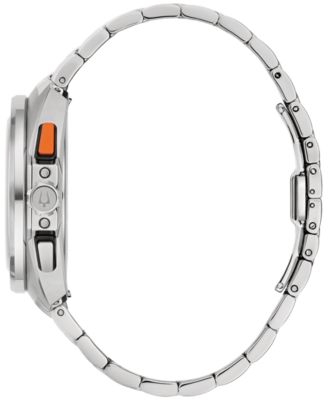 Men's Chronograph Racer Stainless Steel Bracelet Watch 42mm