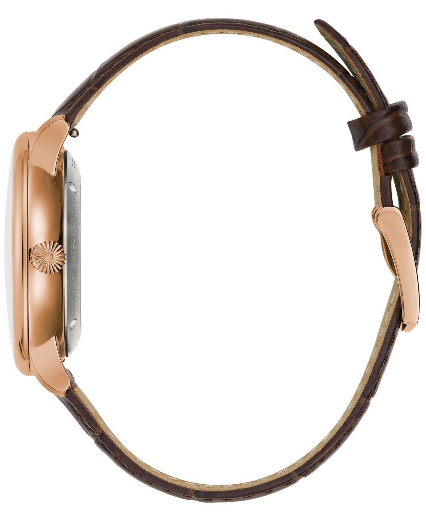 Часы Bulova Unisex Automatic Hudson Brown Leather Strap Watch 39mm — фото 2