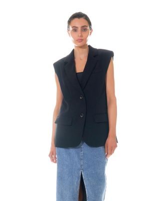 Women's Oversized Blazer Vest