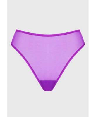 Women's Medium Highwaist Mesh Brief