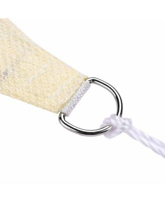 2 Pack 16x16 Ft 97% UV Block Square Sun Shade Sail Heavy Duty HDPE Canopy Yard