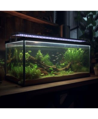 LED Aquarium Light 30–38 Inch with APP WiFi Control, Full Spectrum, Timer, Extendable Brackets for Freshwater Plant Tanks