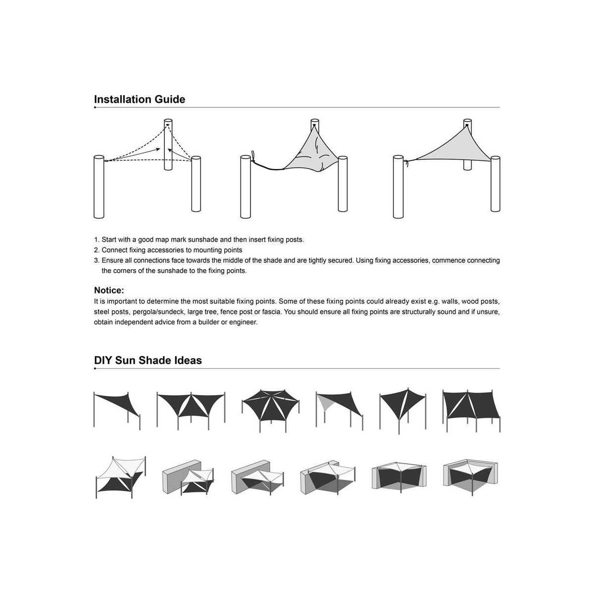 Yescom Ft 95% Uv Block Triangle Sun Shade Sail Canopy Outdoor Patio Pool Cover Net