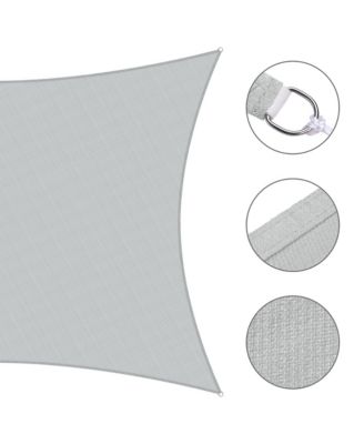 13x10 Ft 97% UV Block Rectangle Sun Shade Sail HDPE Canopy Cover Net Patio