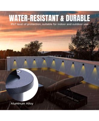 12V LED Warm White Deck Stair Light Lamp Waterproof Yard Patio Pathway Landscape 20 Pack