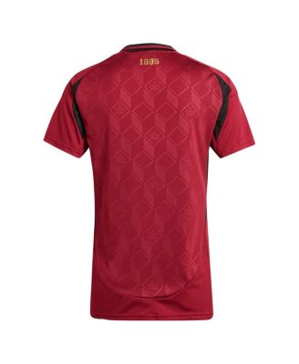 Women's Burgundy Belgium National Team 2024 Home Replica Jersey