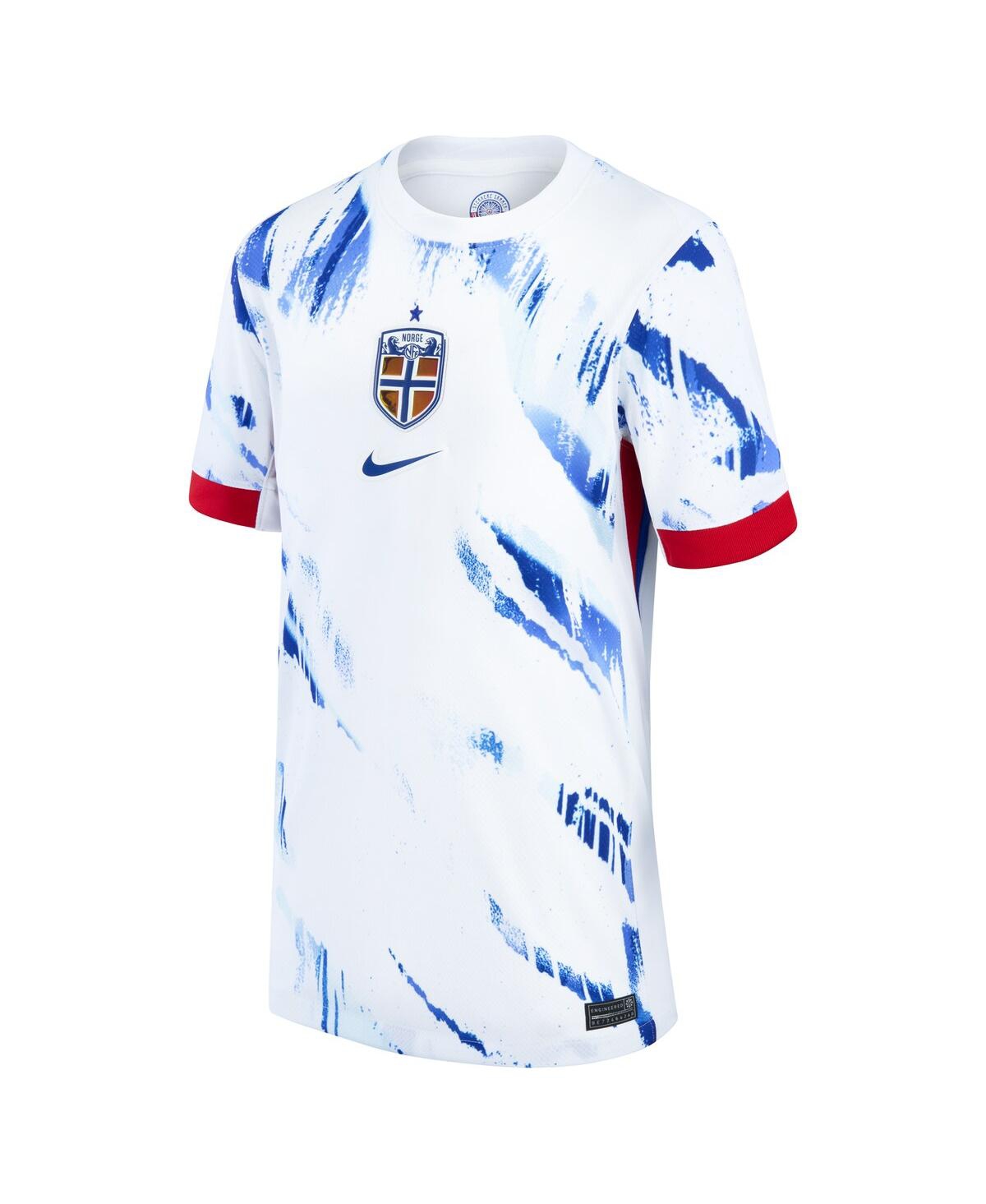 Nike Big Boys and GirlsNorway National Team 2024 Away Replica Blank Jersey - White