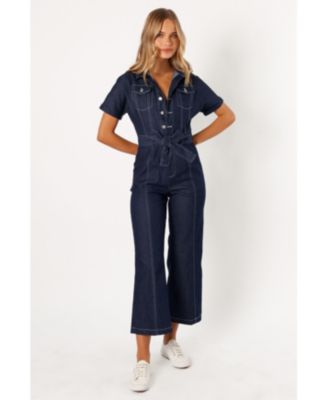 Demi Contrast Stitch Jumpsuit