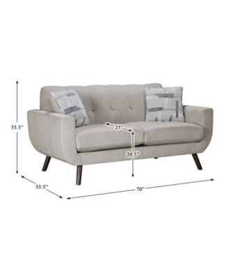 White Label Lafael 70" Love Seat