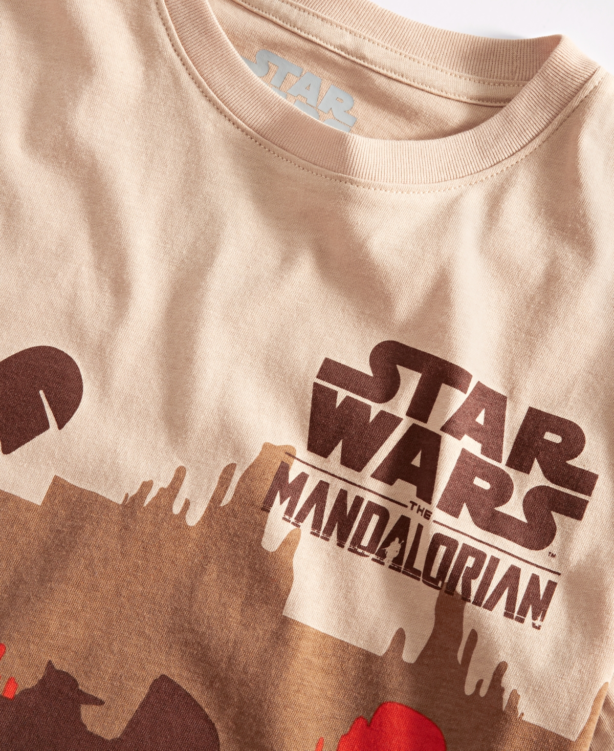 Epic Threads Little & Big Boys Star Wars The Mandalorian Printed Long-sleeve T-shirt, Created For Macy's In Medieval Blue