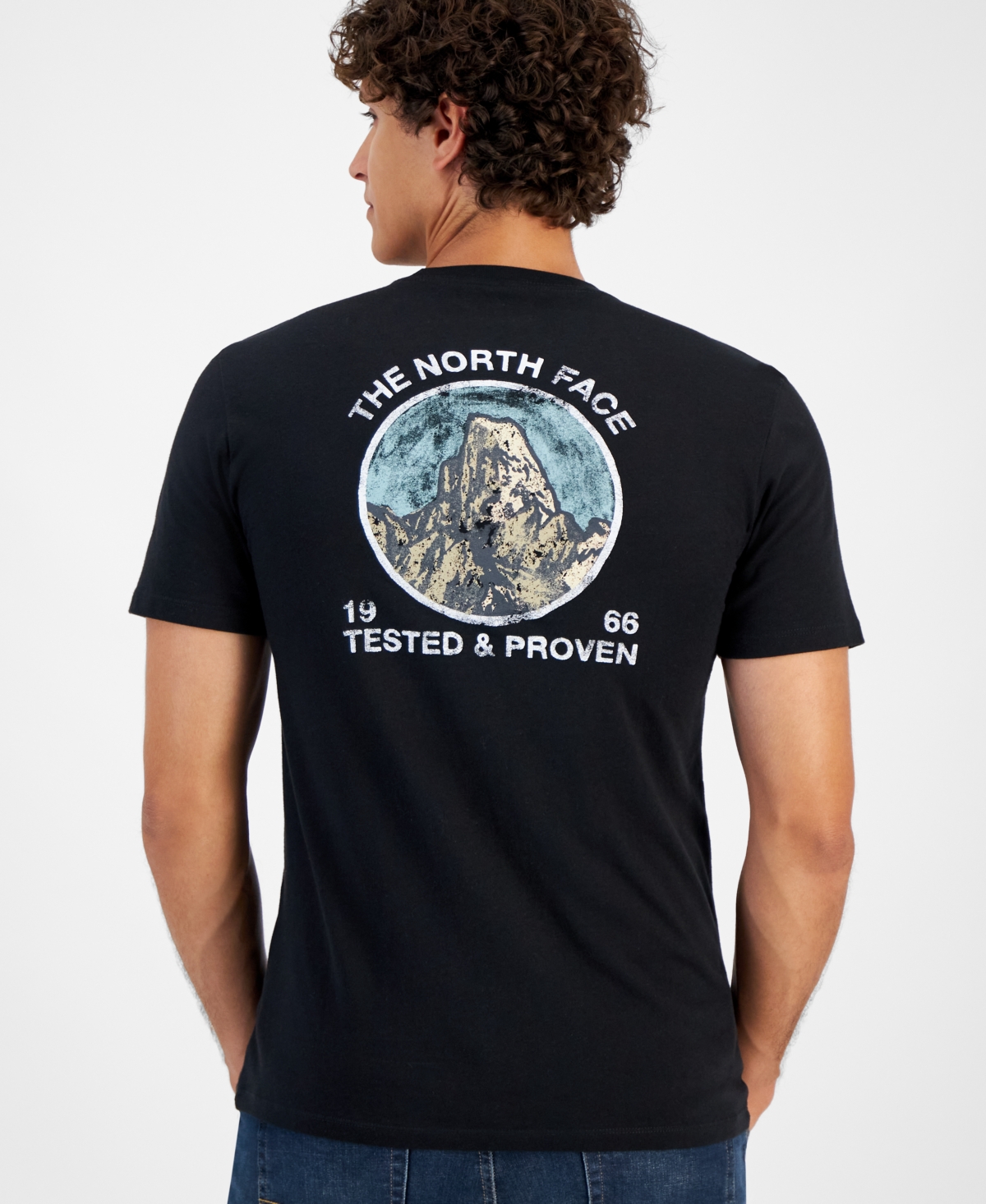 The North Face Men's Short Sleeve Tnf Mountain Tested T-Shirt